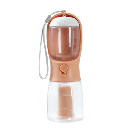 Three-in-one Portable Pets Water Bottle