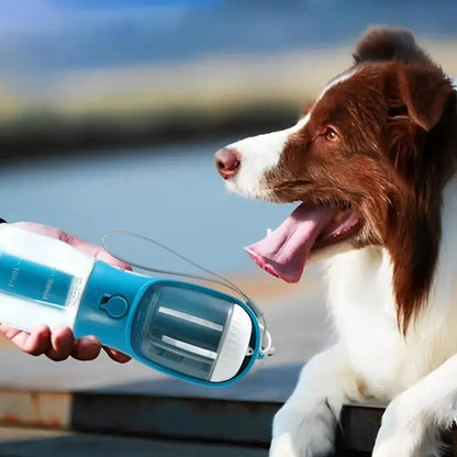 Three-in-one Portable Pets Water Bottle