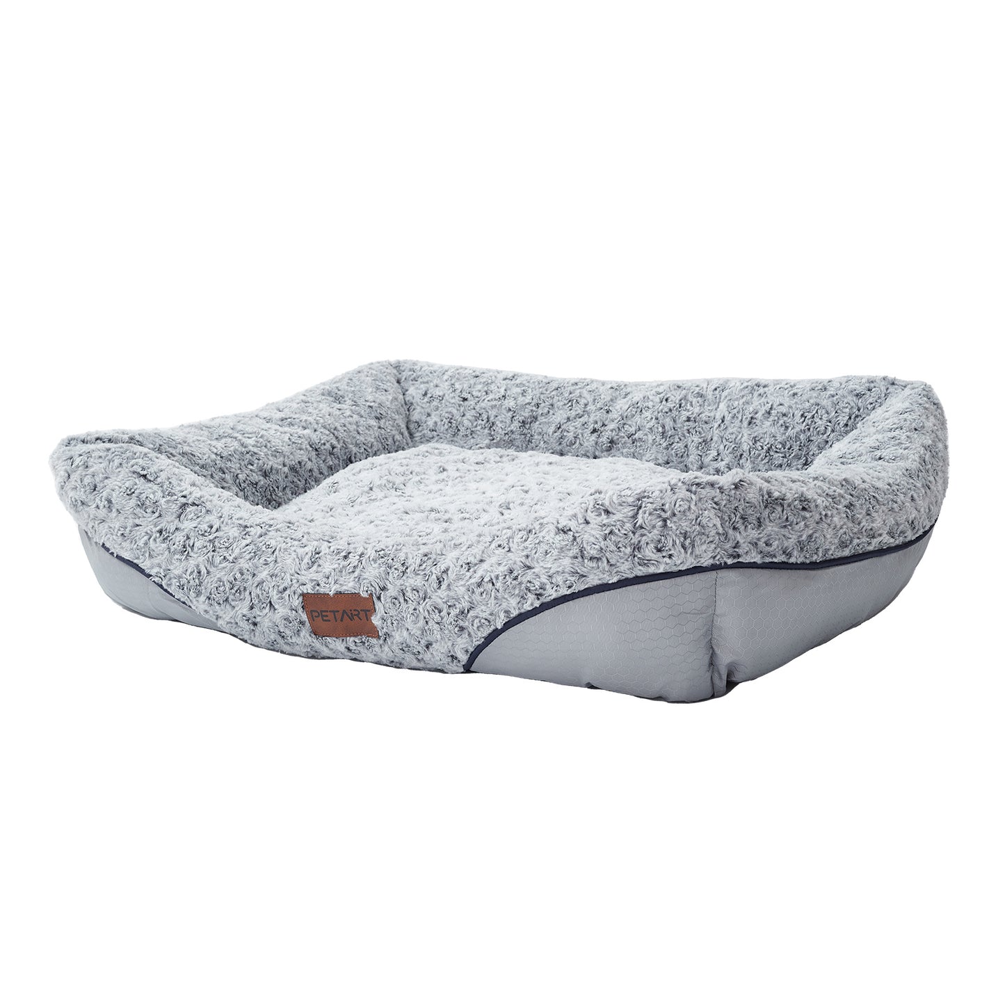 Dogs and Cats Velvet,Removable Cushion, Calming and Anti-Anxiety Bed