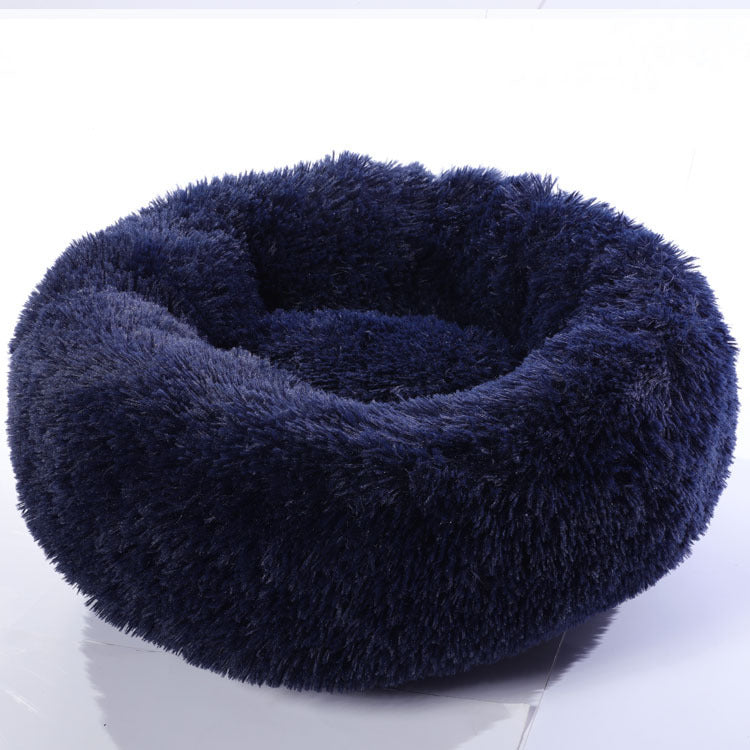 Vegan Soft Fur Fabric, Dogs and Cats Donut Plush Beds