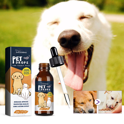 Dogs and Cats Health Care Drops, Enhances the Vitality Of Pets and Supplements Nutrition