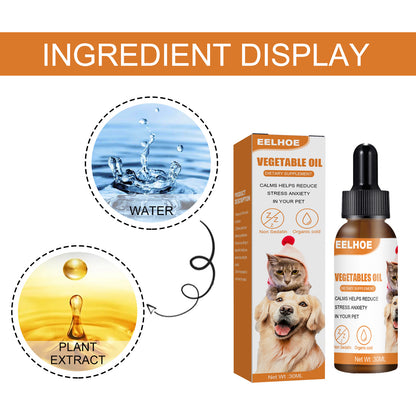 Cats & Dogs Hemp Seed Oil for Health Enhancement and Relieving Dog Anxiety