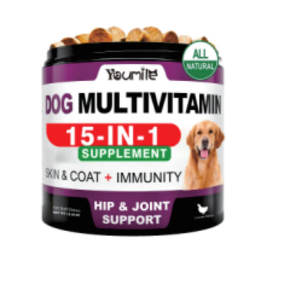 Dogs Multivitamin Supplement for Skin, Coat and Immunity