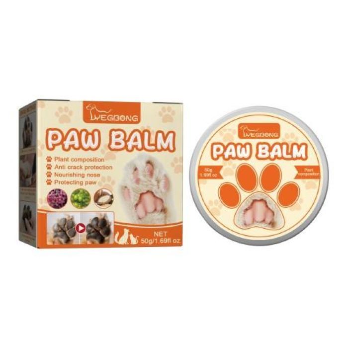 Cats and Dogs Natural Plant Formula Paw Balm, Softens Dry Paw Pads