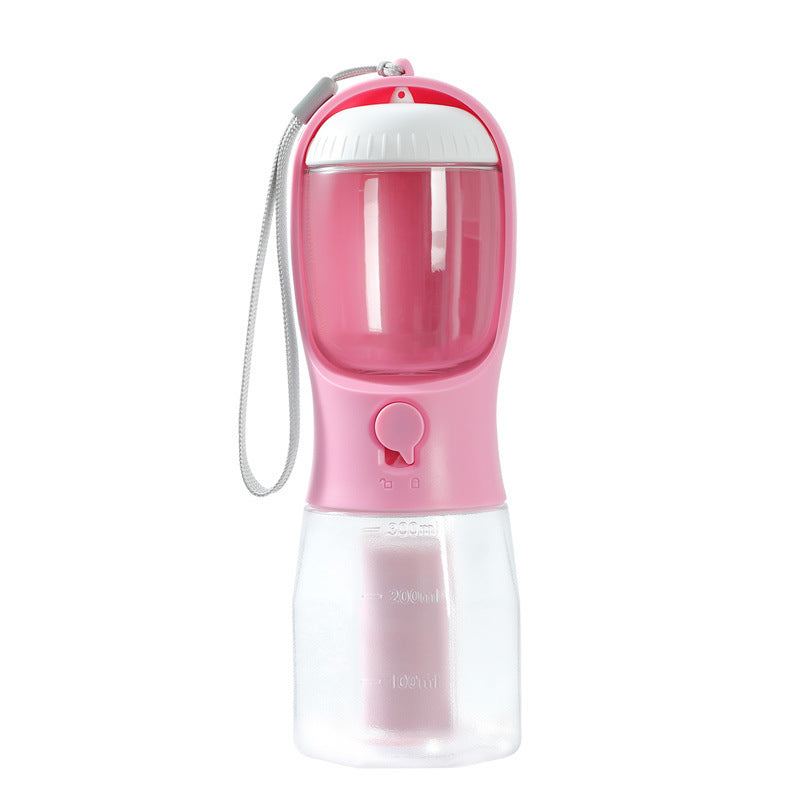 Three-in-one Portable Pets Water Bottle